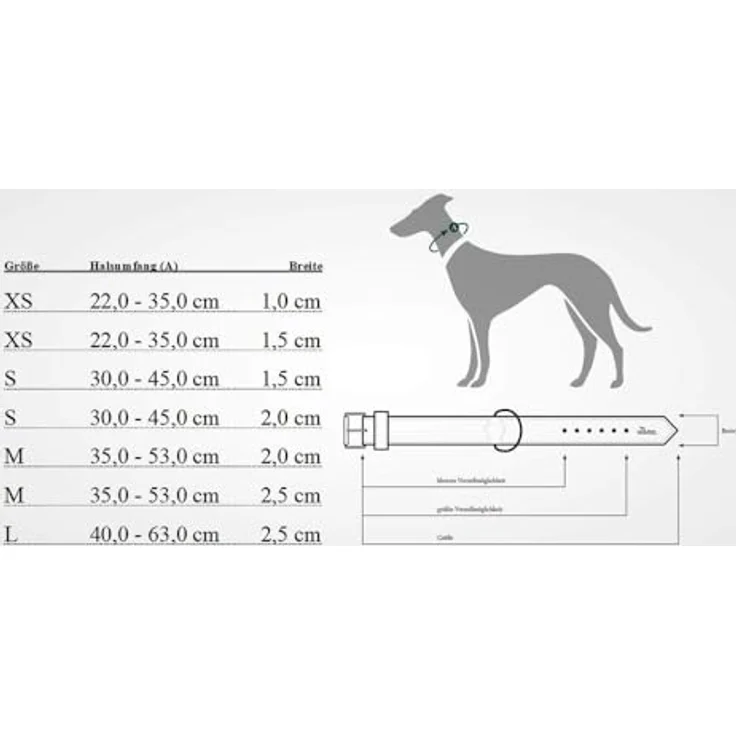 HUNTER VARIO PLUS Hundehalsung, Hundehalsband, Zugentlastung, robust, geschmeidig, Klickverschluss, M-L/2,0, petrol – Bild 3