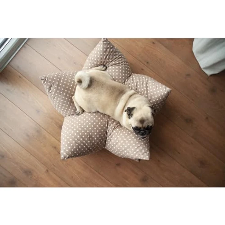 Aumüller Sternenkissen Dots Beige - 85 cm - Liegekissen für Hunde und Katzen - Preisvergleich – Bild 4