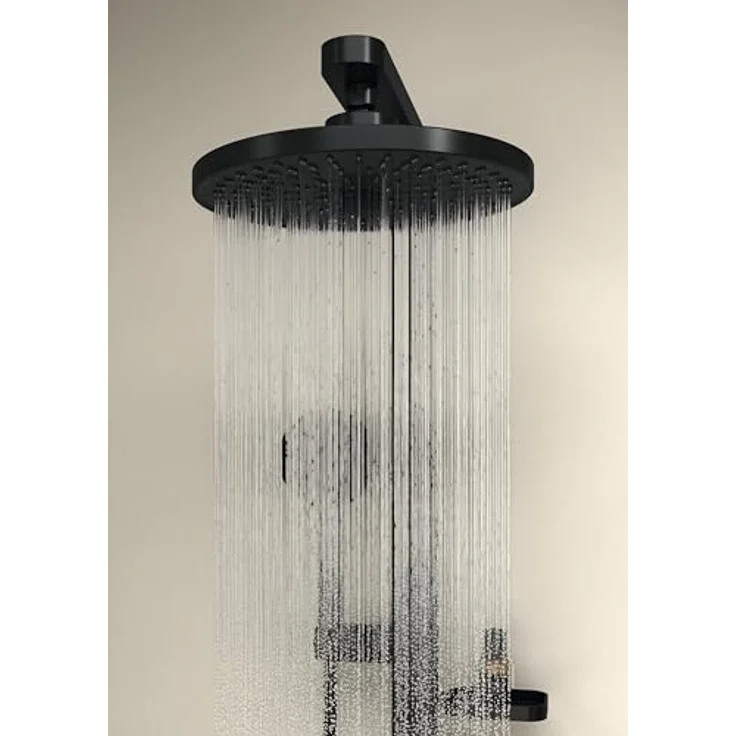 Ideal Standard Kopfbrause Alu+, 2-Funktionen in Schwarz Matt, mit reduzierten Durchfluss von 12 l/min und pflegeleichten Düsen – Bild 6