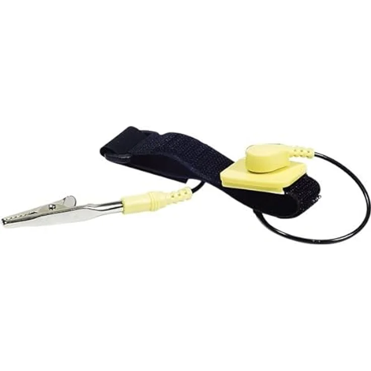 Velleman Antistatik-Armband, verstellbar mit Krokodilklemme, 1 Mohm, schwarz, 1-tlg. – Bild 4