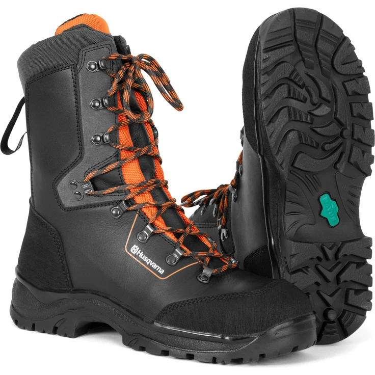 Husqvarna Classic 20, Schnittschutzstiefel Level 1, Gr. 44, robust, rutschfest, Stahlkappe