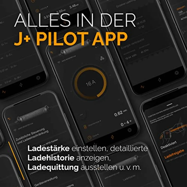 smart Juice Juice Booster 3 air Mobile Wallbox & Typ 2 Ladekabel 11 kW, mit App, Stromzähler, RFID-Freischaltung, wasserdicht & überfahrsicher - Made in Germany – Bild 5