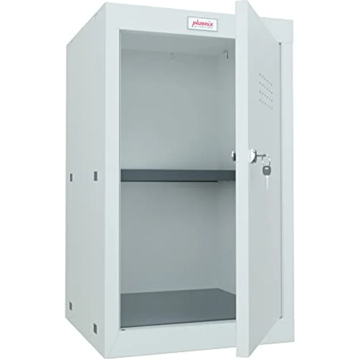 Phoenix CL0644GGK Cube Locker, Schließfach mit 87L Volumen, grau, modular und stabil – Bild 2