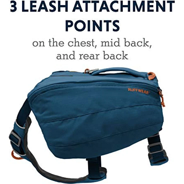 Ruffwear Rucksack Front Range XS, Blue Moon, mit gepolstertem Geschirr und drei Leinenbefestigungspunkten – Bild 6