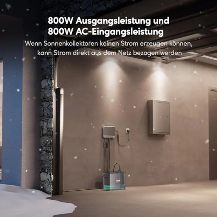 ZENDURE SuperCharged Zendure SolarFlow 800, Mikrowechselrichter für Balkonkraftwerk, 1200W Solar Eingang, 800W AC Eingang/Ausgang, Schwache Lichterzeugung, TOU, APP – Bild 3