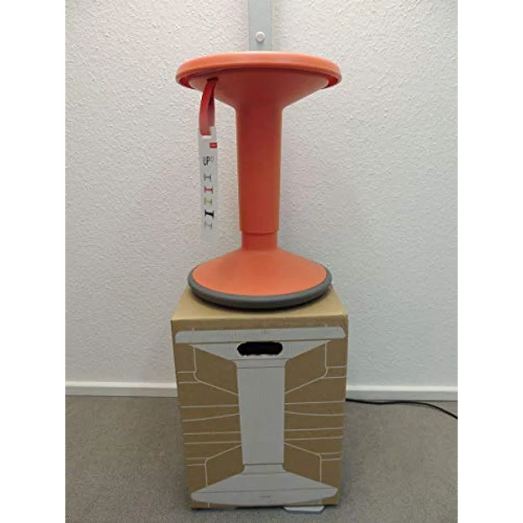 Hocker UP | Höhenverstellbar 450-630 mm | Lachsorange – Bild 5