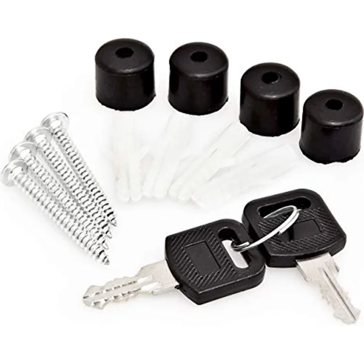 Relaxdays 10017417_B Schwarz Design Briefkasten aus Metall 25x40 cm – Bild 4