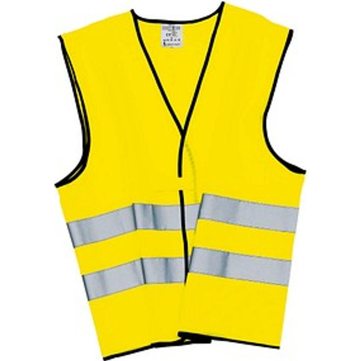 Neutral Unisex Warnweste Neongelb, Einheitsgröße, reflektierend, maschinenwaschbar, ideal für Baustelle und Freizeit
