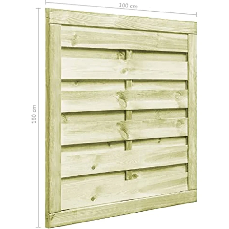 vidaXL Gartentor Imprägniertes Kiefernholz 100 x 100 cm grün – Bild 6
