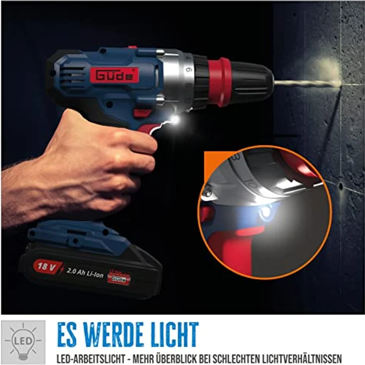 Güde Akku Bohrschrauber BS 18-201-30K II - 58526 – Bild 5