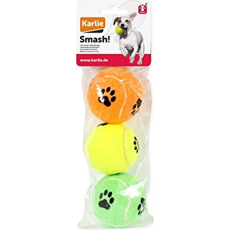 Karlie Tennisbälle mit Squeeker ø: 6 cm farblich sortiert – Bild 2
