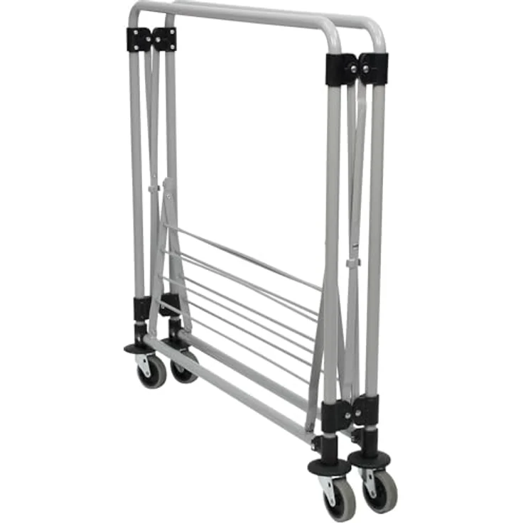 Rubbermaid X-CART FRAME 300L, Transportwagen aus pulverbeschichtetem Stahl, klappbar, bis zu 100 kg Belastbarkeit, Frame only – Bild 5