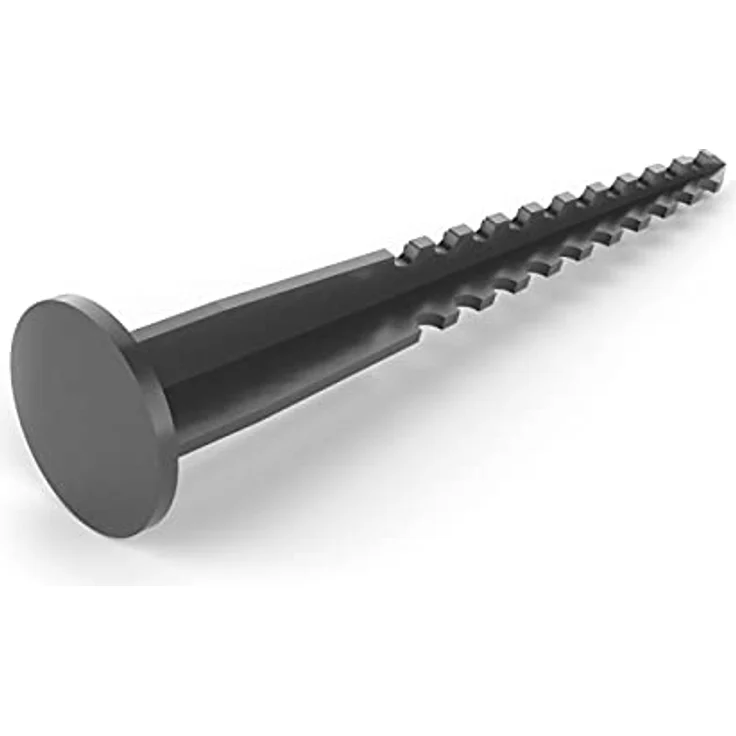 Cellfast Rasenkante UNIBORD, Braun, 4m Set mit 16 Montageankern, 4,5 cm Höhe – Bild 3