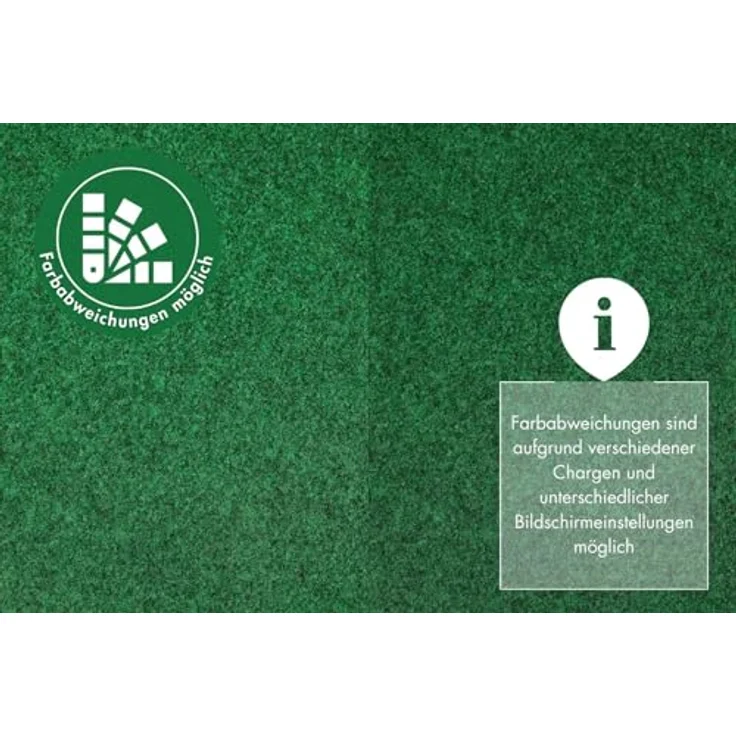 misento Rasenteppich Easy Kunstrasen strapazierfähig, robust, pflegeleicht mit Drainage Noppen grün 133 x 300 cm – Bild 10