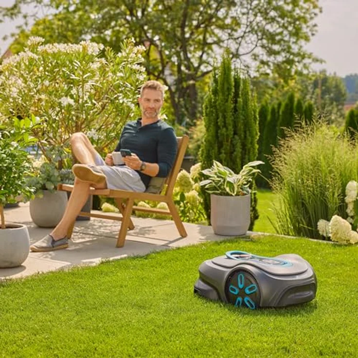 Gardena Mähroboter smart SILENO pro, 600 m², Schnittbreite 16 cm, Induktionsgestützte Navigation, KI-gestützte LONA™ Intelligence, Begrenzungskabel – Bild 6