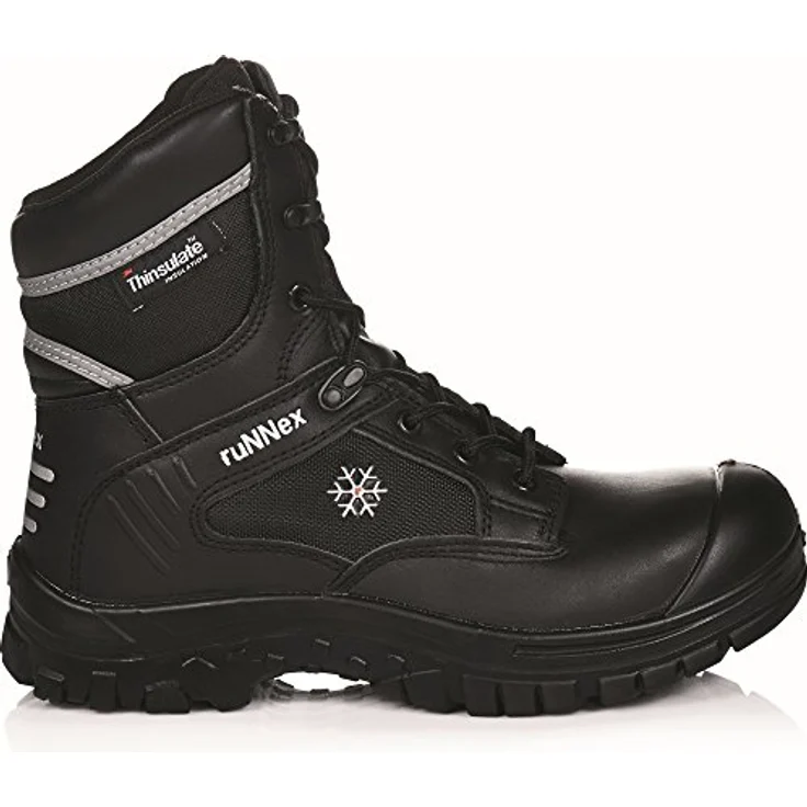 ruNNex RUNNEX® S3-Winter-Sicherheitsschnürstiefel SpecialStar, Schwarz, mit Thinsulate® Isolierung, SRC rutschhemmend, für Industrie und Handwerk, Größe 38-48 – Bild 2