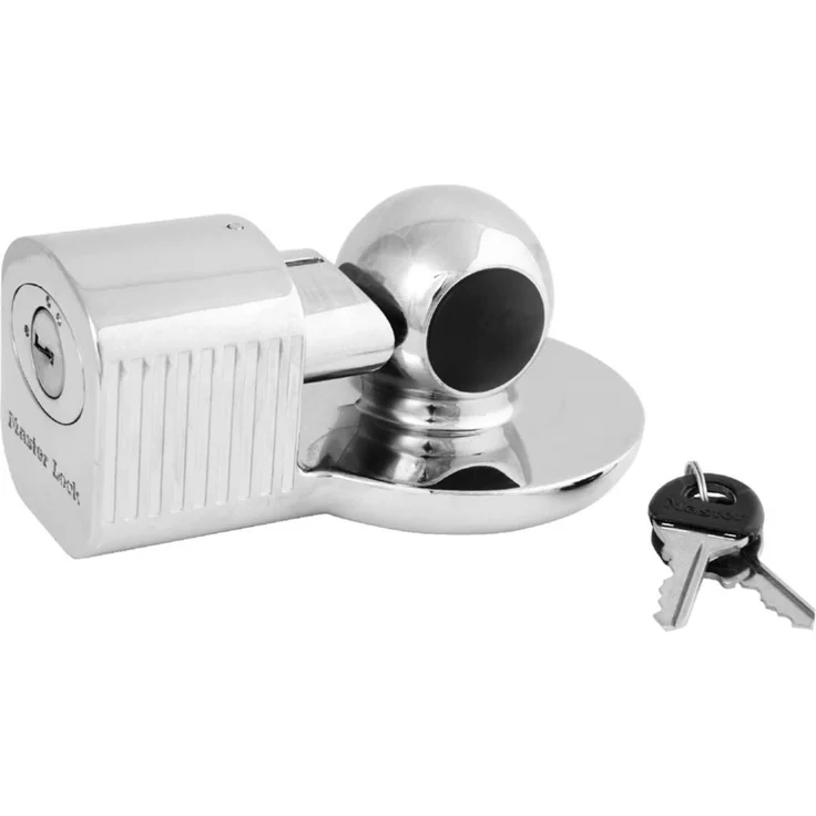Master Lock Nr. 377EURDAT, Universal Vorhängeschloss für Anhängerkupplungen, widerstandsfähiger Verschlussmechanismus mit lebenslanger Garantie