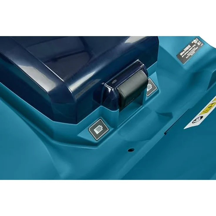 Makita Vertikutierer Akku- 40V max., professioneller Rasenpfleger mit 38 cm Arbeitsbreite, 18-stufig einstellbarer Arbeitstiefe, 50 Liter Grasfangsack, 180 mm ø Räder, Wet Guard – Bild 8
