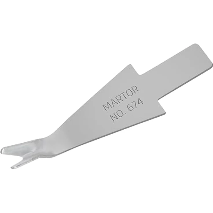 MARTOR Trimmklinge Nr. 674, 10 Stück Ersatzklingen, 8,8 mm, Rostfreier Stahl, Hochwertiger Schliff im Spender – Bild 2