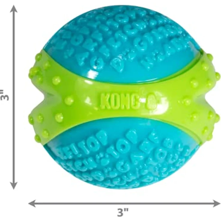 KONG – CoreStrength Ball - Langlebiges Kauspielzeug für Zahnpflege – Für Große Hunde – Bild 3