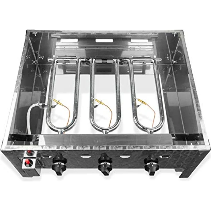 Activa 3-flammiger Gasgrill Gastrobräter (12525), Maße 64,5 x 29 x 52,5 cm – Bild 4