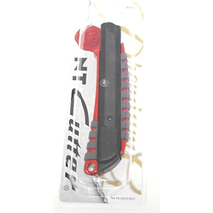 Nourished Essentials PMGL-EVO1 Teppichmesser, rot/schwarz, Aluminiumgehäuse, Auto-Lock Klingenvorschub, extrem scharfe Black-Blade Klinge – Bild 7