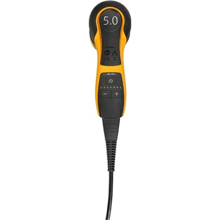 Mirka DEROS II 350, Exzenter-Schleifer mit 5,0mm Hub, Ø 77mm Schleifteller, absaugbar, vibrationsarm, für staubfreies Schleifen von Holz, Trockenbau & Metall – Bild 2