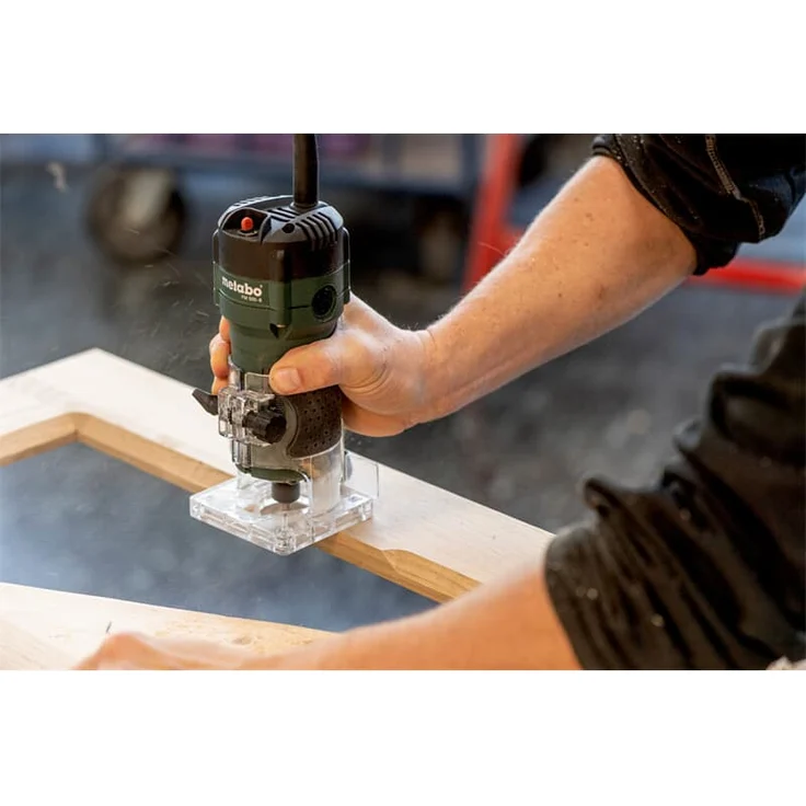 Metabo Kantenfräse FM 500-6 Oberfräse Holz Hand Fräse Einhandfräse 6 mm, 500 W – Bild 7
