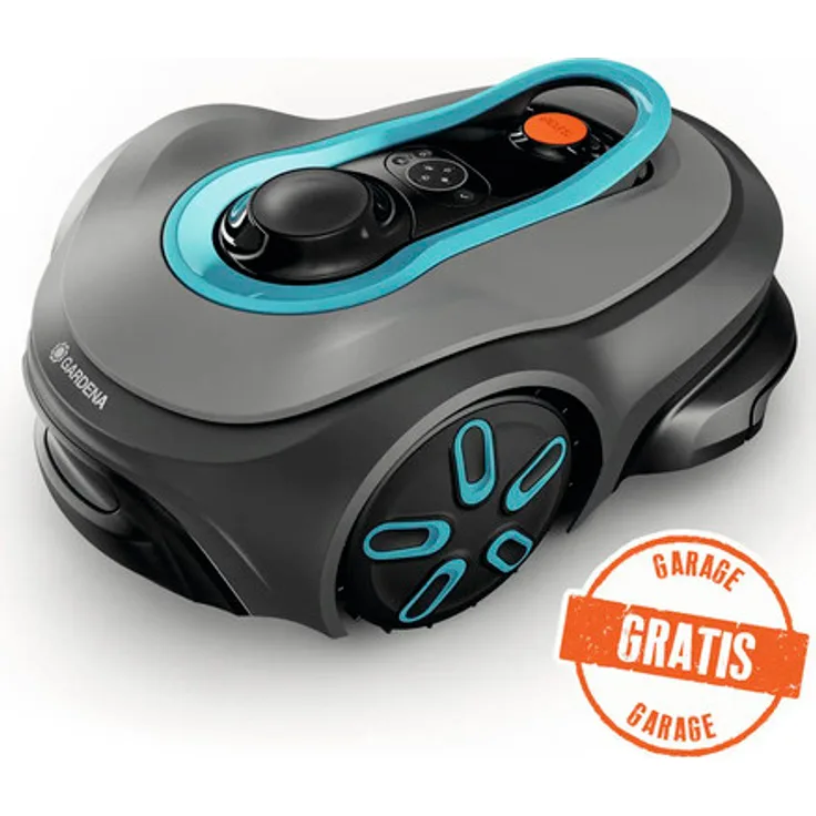Gardena Mähroboter smart SILENO free 600 m² Set, Rasenroboter ohne Begrenzungskabel, Antikollisions-Radar