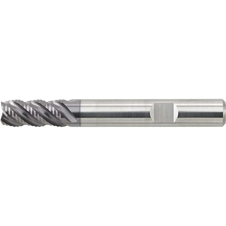 Forum Schruppfräser DIN 6527 L VHM TiAlN, 16 mm, 5 Zähne, für INOX-Bearbeitung, mit Zentrumschnitt, Arbeitslänge 32 mm