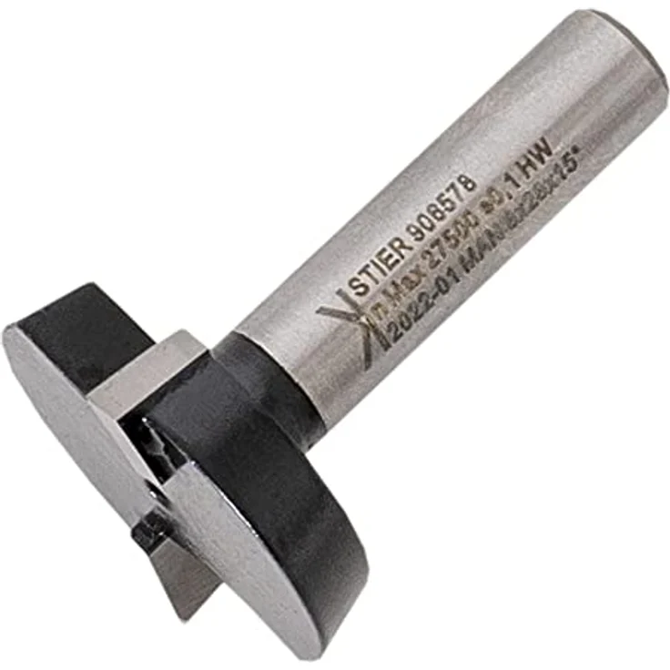 STIER Planfräser HW 8 mm 28 mm NL 7,5 mm 5 Grad, ideal zum Planfräsen von Kanten – Bild 5