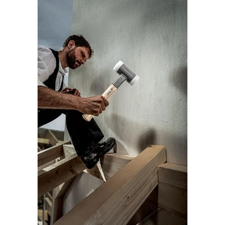 SUPERCRAFT-Schonhämmer, mit schwingungsdämpfendem, ergonomisch geformtem und lackiertem Hickorystiel | Ø=40 mm | 3366.040 – Bild 11