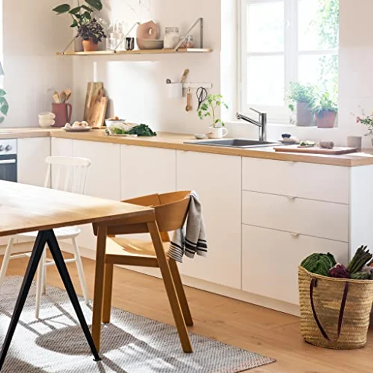 Grohe Küchenarmatur Hansgrohe 150 Zesis M33 EcoSmart, Einhebelmischer mit verchromter Oberfläche, EcoSmart Technologie und 3-stufigem Schwenkbereich – Bild 2
