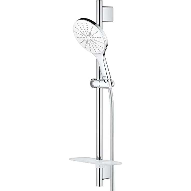 Grohe Rainshower SmartActive 150 Brausestangenset, Duschbrause mit 3 Strahlarten, 9,5 l/min, weiße Spritzplatte – Bild 6