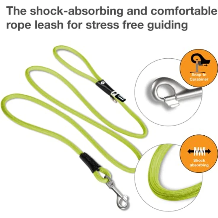 Stretch Comfort Leash Sun Orange M – Bild 2