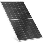 MSW Solarmodul Monokristallines Solarpanel 360W mit Bypass-Technologie, effizient und robust, in schwarz