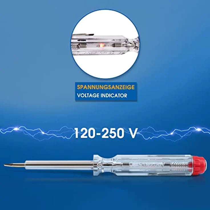 S&R VDE Elektriker Schraubendreher Satz 7-tlg, isoliert bis 1000 V AC, magnetische Spitzen, gelochte Ergo-Griffe, Profi-Qualität – Bild 3