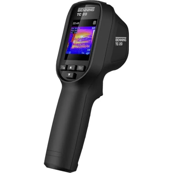 Benning Wärmebildkamera BENNING TC 20, Temperaturmessgerät mit 96px Sensorauflösung, Temperaturmessbereich -20 bis 550 °C, IP54, Akkubetrieb 8h – Bild 1