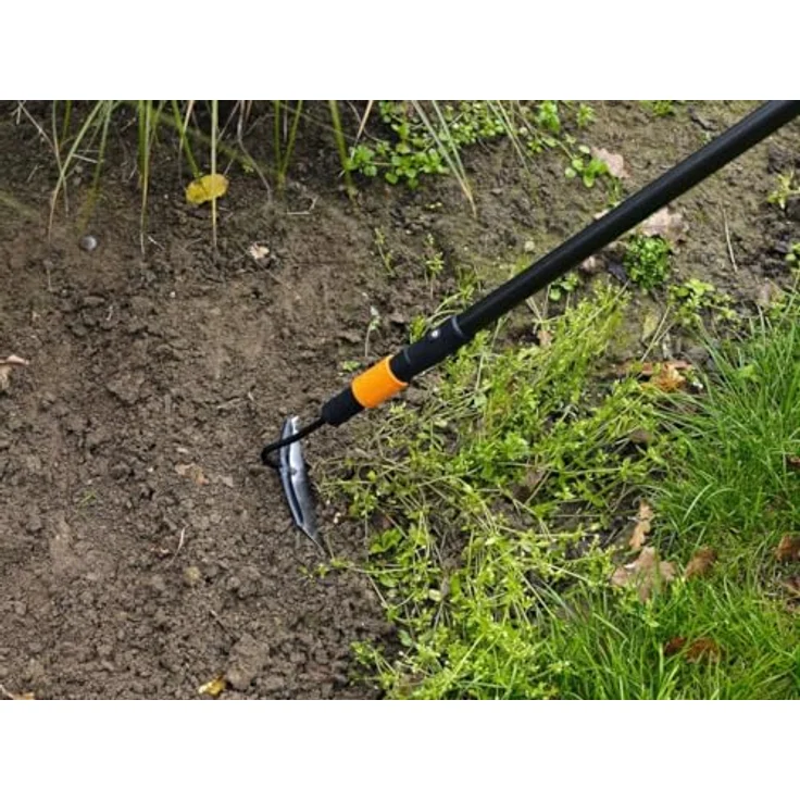Fiskars Hacke, Gerätekopf, Länge: 25 cm, Breite: 18,5 cm, Stahl-Kopf, Schwarz-Orange, QuikFit, 1000677 – Bild 5