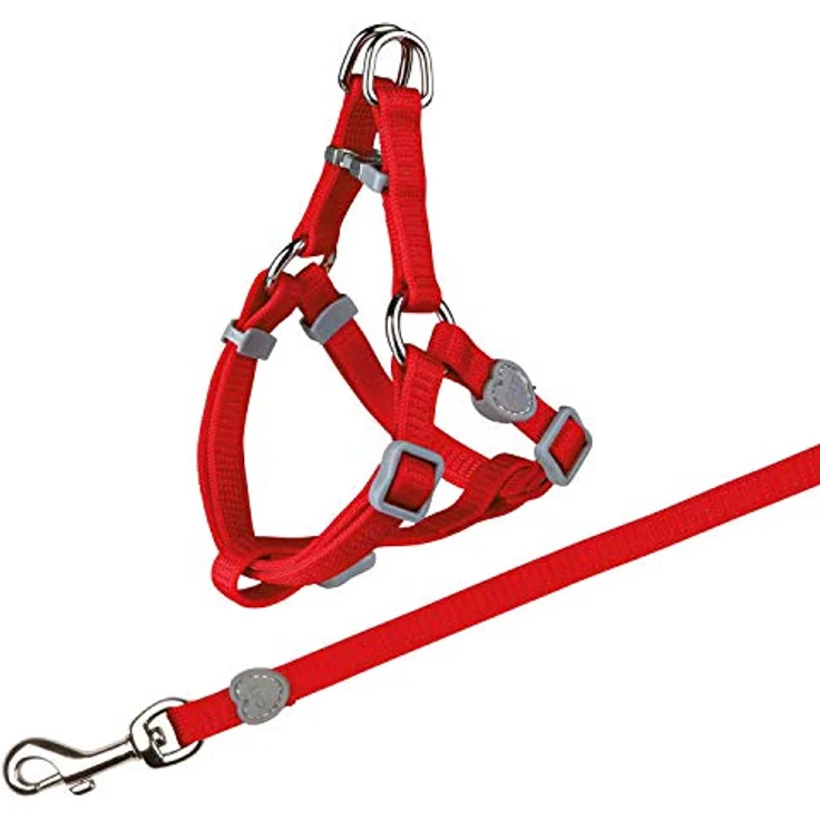 Trixie 41891 Katzengeschirr mit Leine, Nylon, 26–37 cm/10 mm, 1,20 m – Bild 3