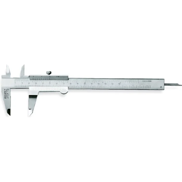 Hazet Präzisions Messschieber, analoger Universal-Messschieber bis 150 mm, Nonius 0,05 mm, aus rostfreiem Stahl, Made in Germany – Bild 2