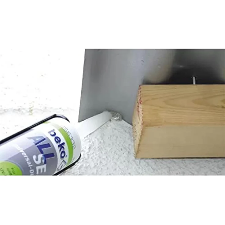 beko All-Seal Dachdicht 300 ml, elastischer Fugendichtstoff, transparent, schimmelabweisend, UV-stabil, innen und außen anwendbar – Bild 2