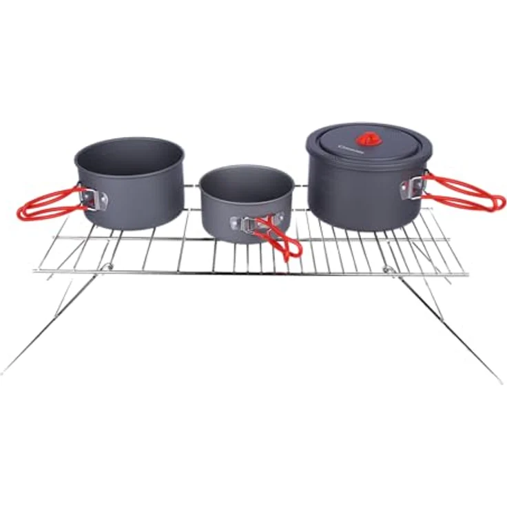 Coghlans Klappgrill - Camp Holzkohlegrill, Grillfläche 61 x 30 cm klein, 1,4 kg – Bild 5