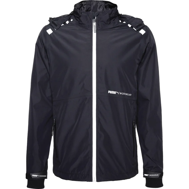 PUMA Workwear Regenjacke ESSENTIALS wasserdicht und atmungsaktiv, Neon Gelb – Bild 1
