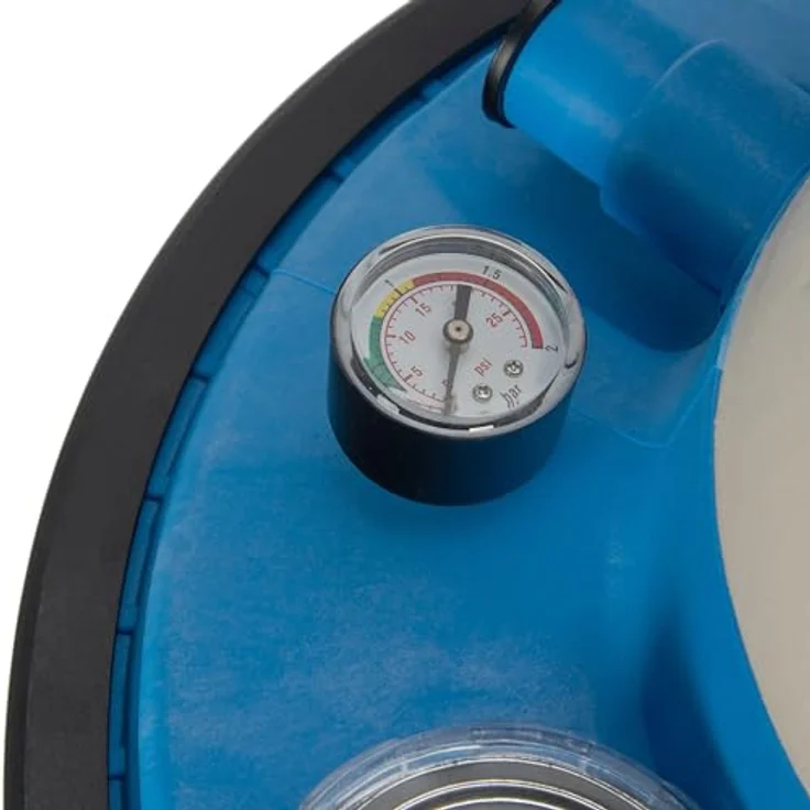 COIL Pool-Filterpumpe 19000 l/h, Sandfilter mit 7-Wege-Ventil und 75 kg Sandbehälter, für Aufstellpools bis 82 m³ – Bild 5