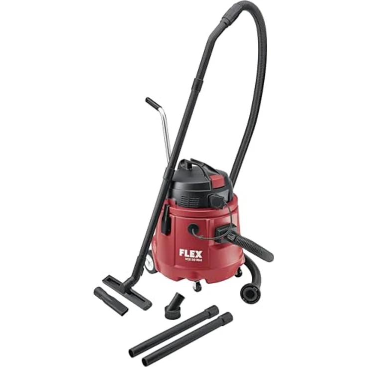 FLEX VCE 50 WET, Nasssauger mit integrierter Wasserpumpe, 50 L Behältervolumen, 1300 W, 4200 l/min, 23.000 Pa Unterdruck, 7,5 m Kabellänge – Bild 2