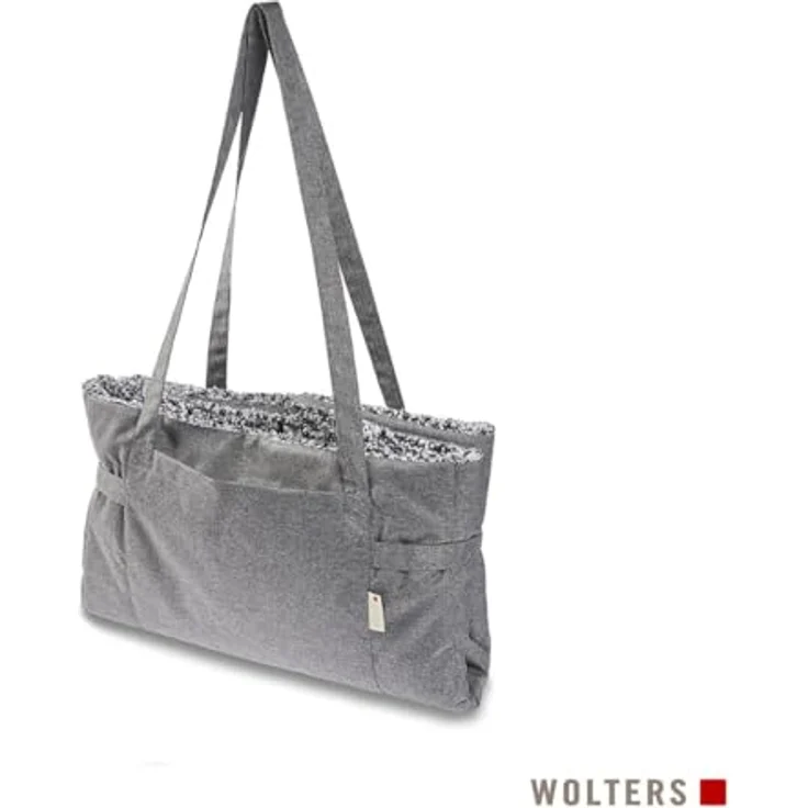 Wolters Sweet Dreams Reisebett, Hundebett + Katzenbett aus OEKO-Tex® zertifizierten Materialien, Salt & Pepper Design, waschbar bei 40 Grad – Bild 3