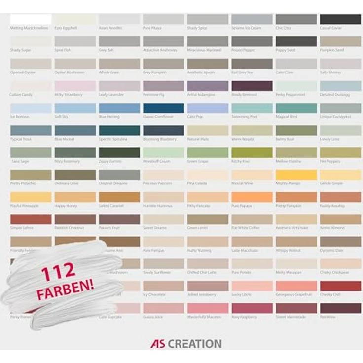 A.S. Création The Color Kitchen Wand- und Deckenfarbe "Warm Wasabi", matte Innenfarbe, 2,5 l, hohe Deckkraft, wasserbasiert, leicht verarbeitbar – Bild 8