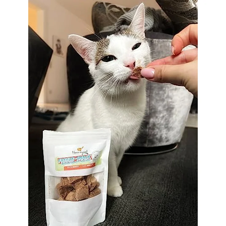 I Love My cat Freeze-Snack für Katzen Entenbrust (gefriergetrocknet) 25 g Gesunde Snacks für Katzen, frei von künstlichen Zusätzen – Bild 5