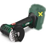 Parkside Akku-Winkelschleifer 20 V, PWSAM 20-Li A1, Ideal für enge Bereiche und über Kopf, rutschhemmend, werkzeuglos verstellbare 2-in-1-Schutzhaube, ohne Akku und Ladegerät, schwarz